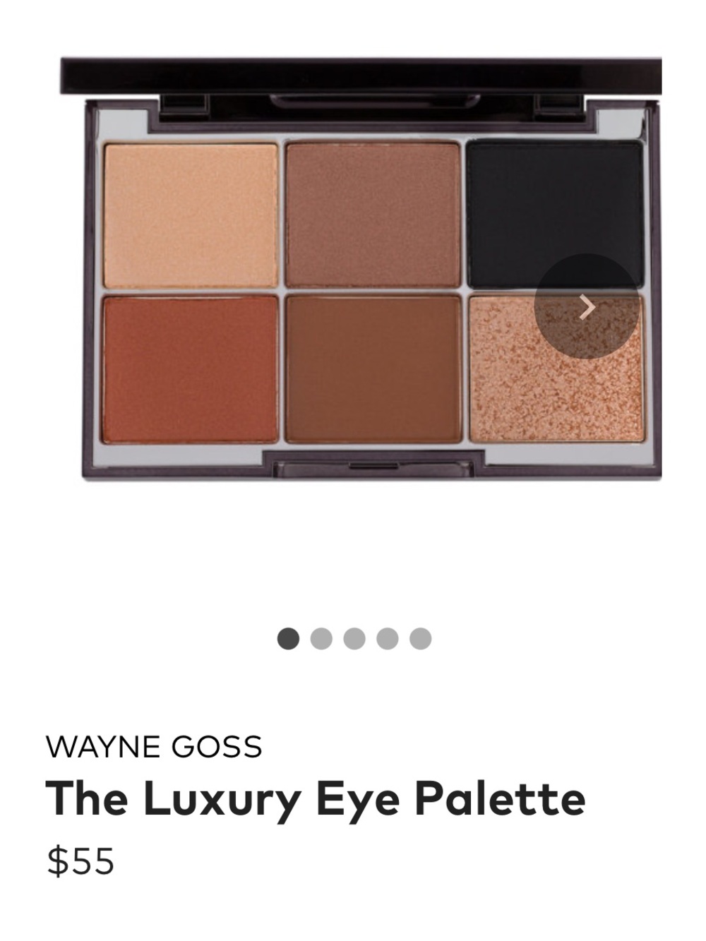 **NWT** Wayne Goss The Luxury Eye Pallet- Imperial Topaz